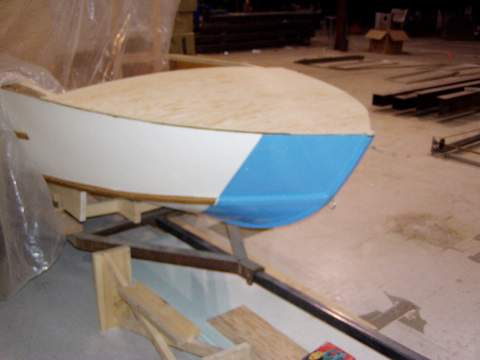 The forward deck