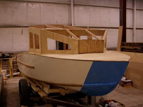 Frame from the starboard bow
