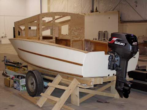 Stern-Port view of the new motor