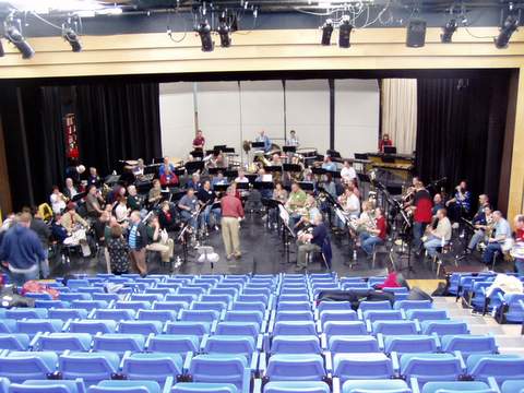 Prairie Brass Band Festival rehearsal in Winnipeg, April 2006