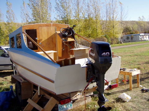 Side shot of cockpit seating
