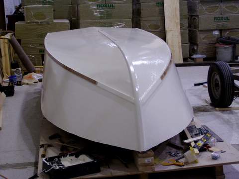 Last coat of white