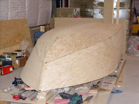 Starboard sheeting is complete