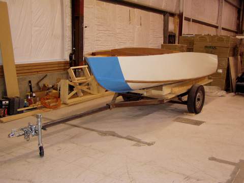 Port bow on trailer