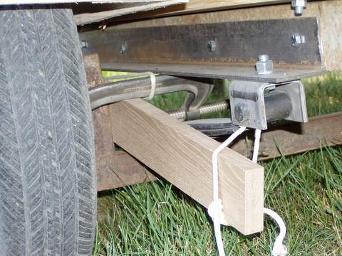 front view of roadside repair